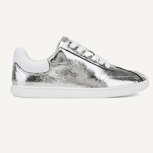 DKNY SEACLIFF LACE UP METALLIC SNEAKERS Size 8 NEW